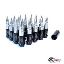 Гайки колесные Blox M12х1,5, серебро сталь пули