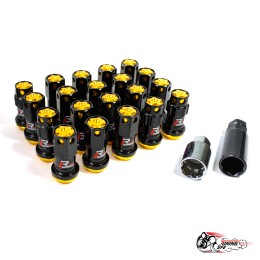 Гайки стальные MAX GUARD (с секреткой) золотые 1.5