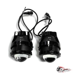 ПТФ LED Приора с линзой 2 режимные бел/желт (LEDZILLA) WD-022