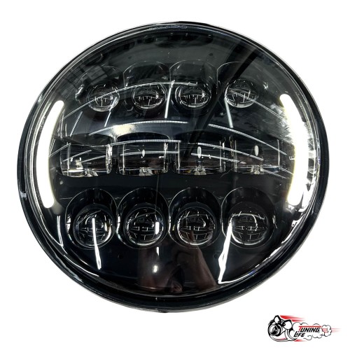 Фара светодиодная 7 дюймов Нива, 3 полосы 55W LED (LEDZILLA) G0071