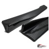 Накладки на пороги универсальные карбон (48см)