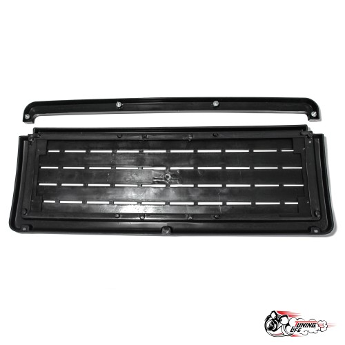 Решетка радиатора ВАЗ 2107 (глянец) V2 широкие полосы