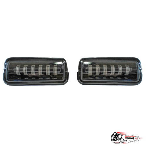 надфарники LED Нива (salman) ДХО + прожектор