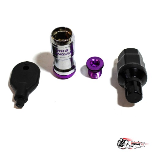 гайки Volks 1.25 фиолетовые