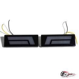 Повторители поворотов нива КЛЮШКИ с одной полоской желтые (N012)