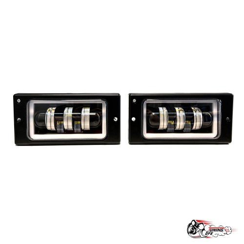 ПТФ LED 2110 - 2114 50W ангельские глазки (LEDZILLA)