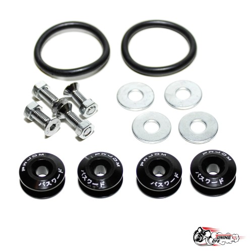 Крепления для обвесов JDM черные