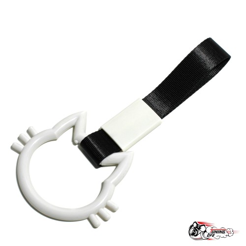 цурикава кот (хеллоу китти) белый, черная ткань