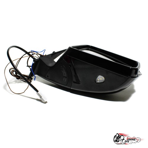 Зеркала 2107 AMG МЕХАНИКА c 1Х повторителем, подсветка + складывание + обогрев