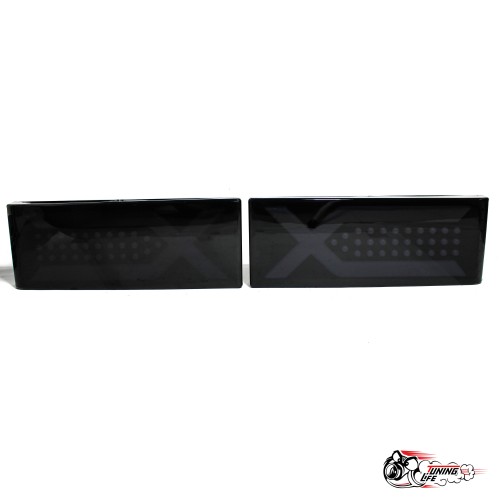 Фонари задние 2108 - 2114 X-образнае тонированные (4196)