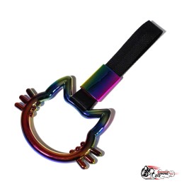 цурикава кот (хеллоу китти) нео хром , черная ткань