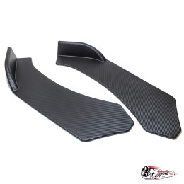 Сплиттер универсальный 3 детали SALMAN карбон мат