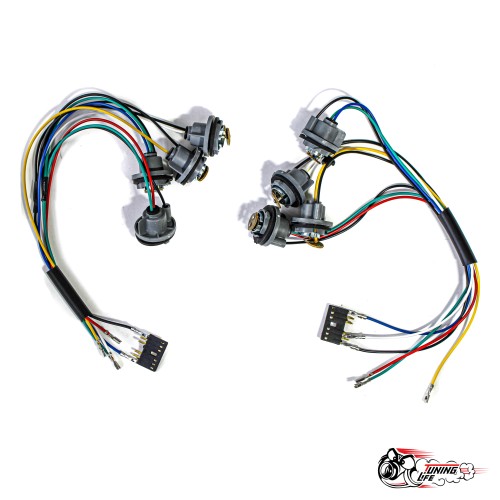 Фонари задние 2107 Баку прозрачные под патроны