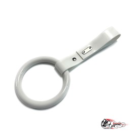 Цурикава круглое кольцо белое, подвес белый пластик