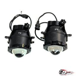 ПТФ LED Веста с линзой 40W (LEDZILLA) WD-025 2х режимные БЕЛЫЙ/ЖЕЛТЫЙ