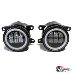 ПТФ LED Веста \\ гранта FL с ангельскими глазками (эконом)