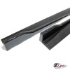 Накладки на пороги универсальные SALMAN черный карбон(80 см)