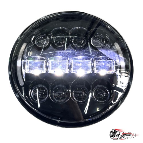 Фара светодиодная 7 дюймов Нива, 3 полосы 55W LED (LEDZILLA) G0071