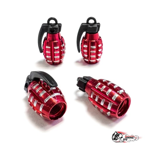 Ниппели (колпачки) гранаты красные