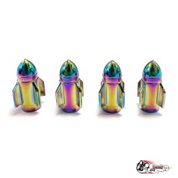 Ниппели (колпачки) ракеты нео-хром