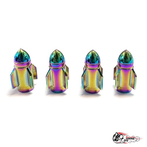 Ниппели (колпачки) ракеты нео-хром