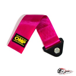 Стропа буксировочная розовая OMP