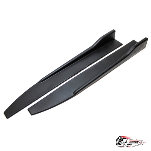 Накладки на пороги универсальные SALMAN черный мат(80 см)