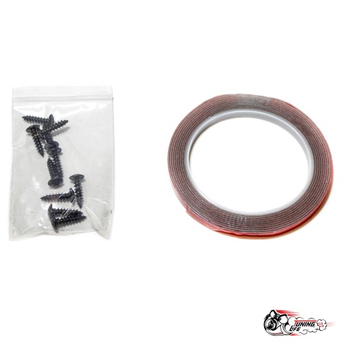 Накладки на пороги универсальные SALMAN черный глянец(80 см)