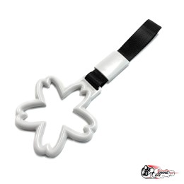 Цурикава белый цветок, черная ткань