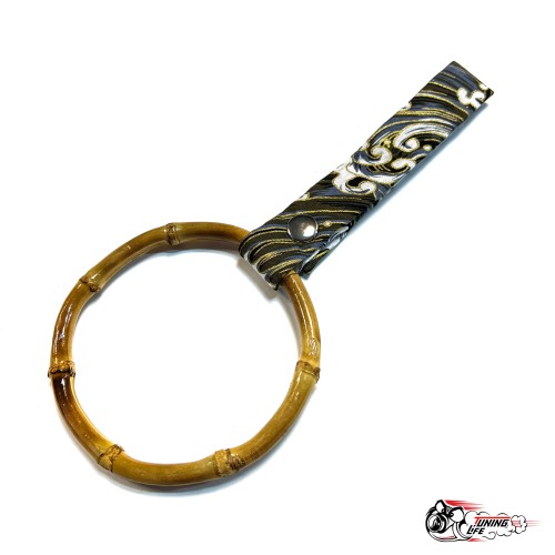 Цурикава круглое деревянное кольцо, черная ткань