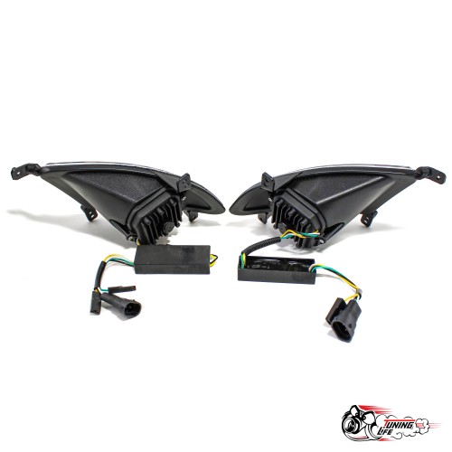 ПТФ LED Приора 2 (дешевые) двухрежимный