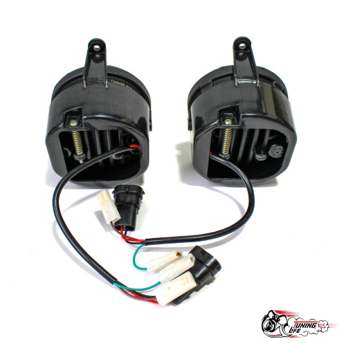 ПТФ LED приора с ангельскими глазками (эконом)