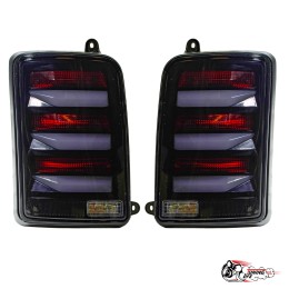 Фонари светодиодные Нива мерседес 222 стиль РЕСТАЙЛИНГ (тонированные) (LEDZILLA) B600-B