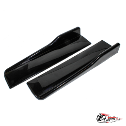 Накладки на пороги универсальные черный глянец (50 см)