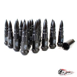 Гайки колесные Blox M12х1,25, черные сталь пули