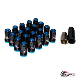 Гайки стальные MAX GUARD (с секреткой) бирюзовые 1.25