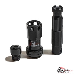 Гайки стальные MAX GUARD (с секреткой) черные 1.25