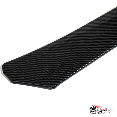 Сплиттер универсальный 3 детали SALMAN карбон глянец