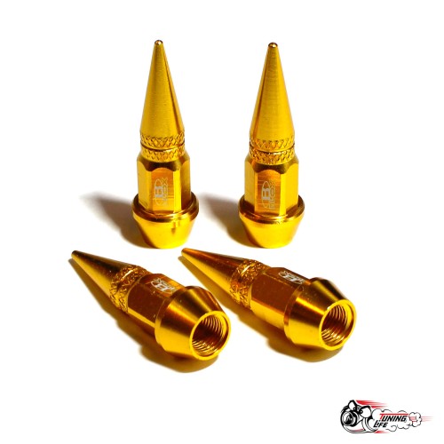 Ниппели (колпачки) BLOX шипы золотые