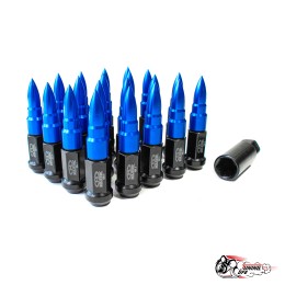 Гайки колесные Blox M12х1,5, синие сталь пули