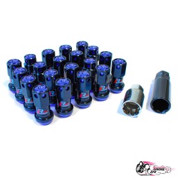 Гайки стальные MAX GUARD (с секреткой) синие 1.5