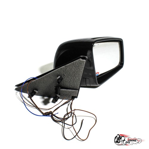 Зеркала Приора AMG ЭЛЕКТРО c 1Х повторителем, подсветка + складывание + обогрев