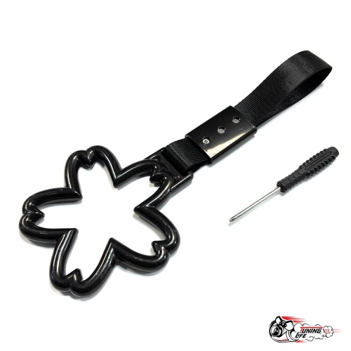 Цурикава черный цветок, черная ткань