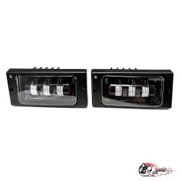 ПТФ LED 2110 - 2114 двух режимные Желт,бел 50W (LEDZILLA)