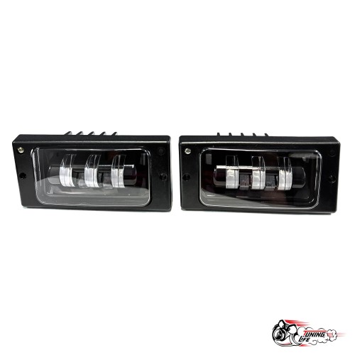 ПТФ LED 2110 - 2114 двух режимные Желт,бел 50W (LEDZILLA)