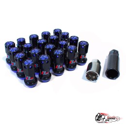 гайки стальные MAX GUARD (с секреткой) синие 1.25