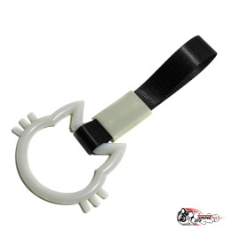 цурикава кот (хеллоу китти) ФОСФОРНЫЙ, черная ткань