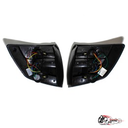 Фонари светодионые задние Гранта серый + белый