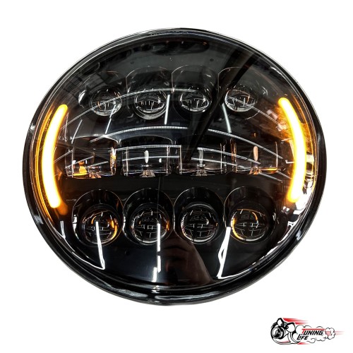 Фара светодиодная 7 дюймов Нива, 3 полосы 55W LED (LEDZILLA) G0071