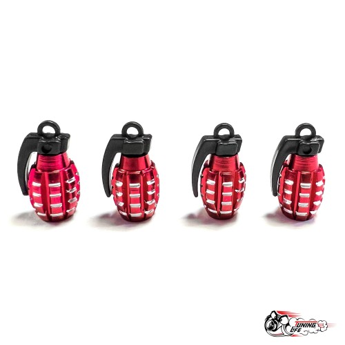 Ниппели (колпачки) гранаты красные